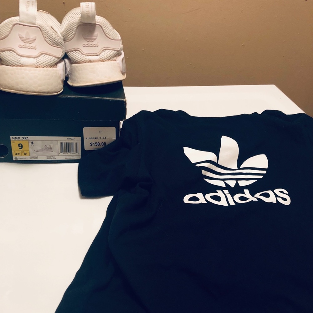 Nmd  and adidas shirt medium